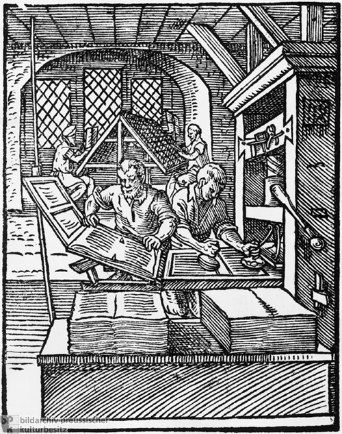 Städtische Handwerke – Der Buchdrucker (1568)